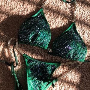 Green Competition Bikini